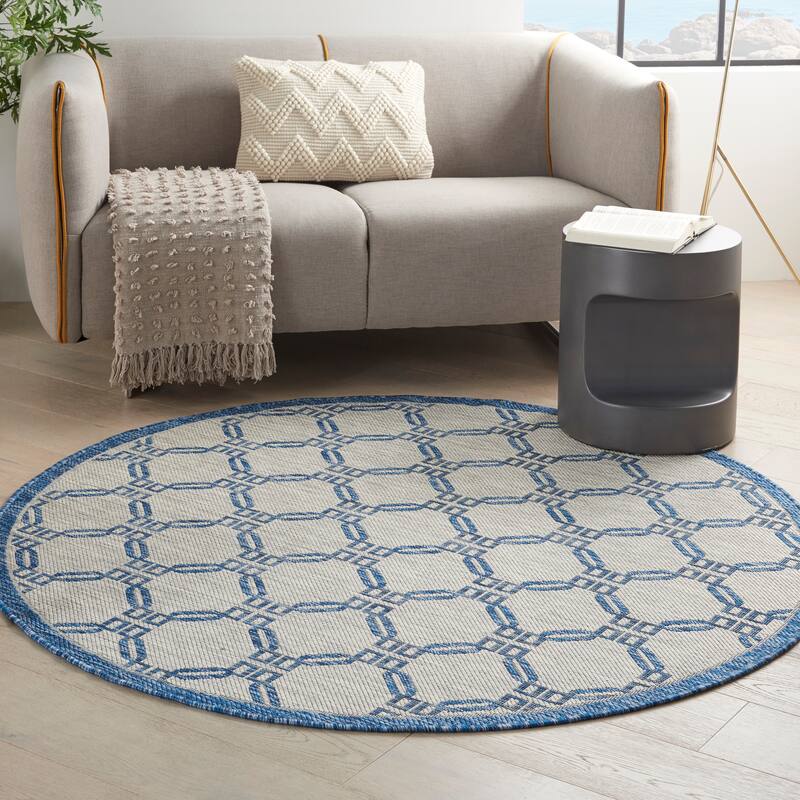 Nourison Garden Party Geometric Casual Indoor/Outdoor Area Rug