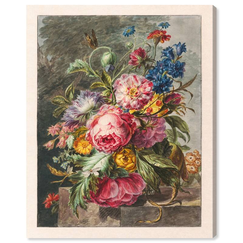 Stilleven Met Bloemen Canvas by Art Remedy, Gallery Wrapped - 24" x 30"