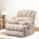 preview thumbnail 12 of 25, Chenille Large Electric Power Lift Massage & Heat, USB Port,Pockets Beige