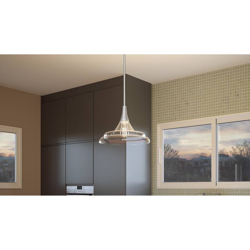 Grayton 1-Light Brushed Nickel Pendant - Brushed Nickel