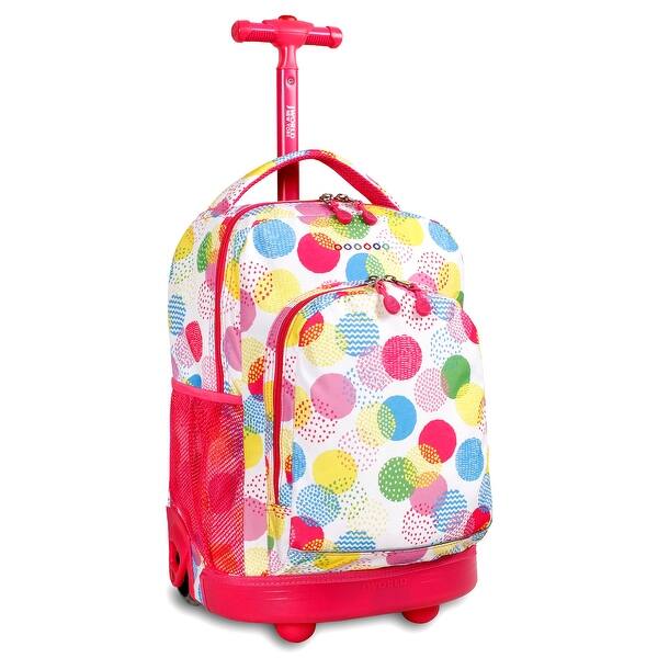 J World Speckle Sunny 17 Inch Rolling Backpack Overstock