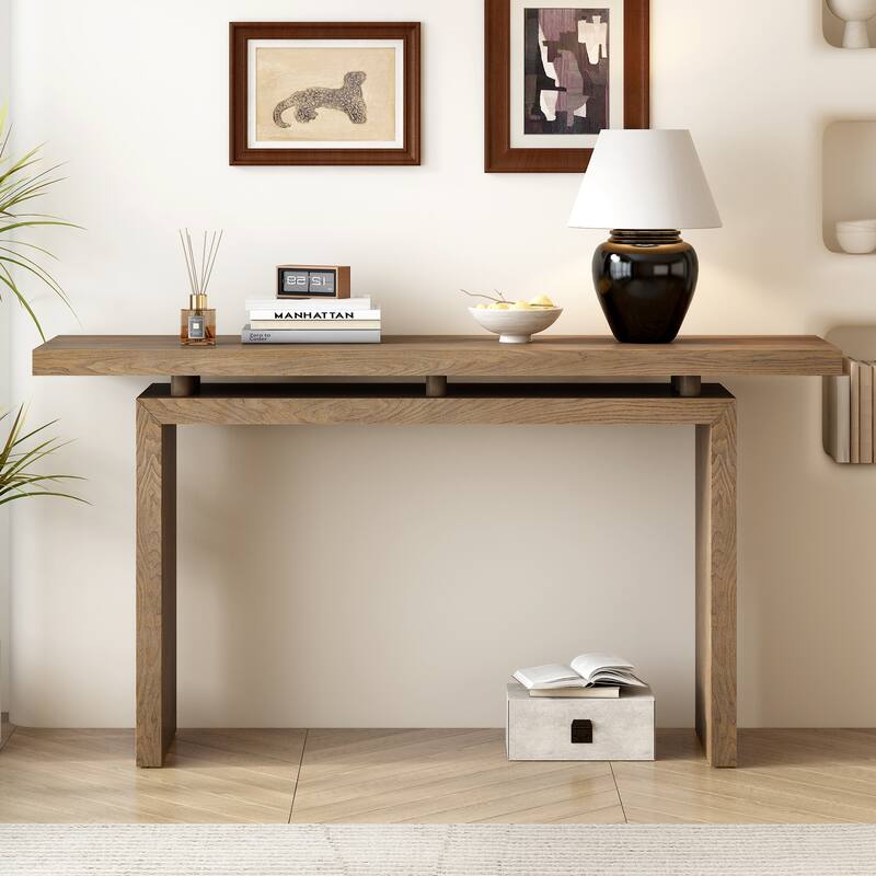 Unni Modern Designed Veneer Console Table