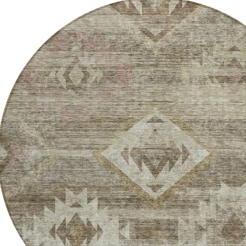 HomeRoots Southwestern Transitional Rectangle Outdoor Rug