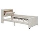 preview thumbnail 11 of 13, Queen Size & Twin XL Size Upholstered Platform Bed, Mother & Child Bed with Hydraulic Storage System, Drawer Box & USB Ports