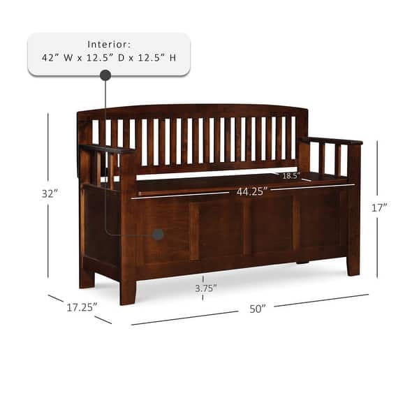 Migdalia Flip Top Slat Back Storage Entryway Bench On Sale Bed Bath