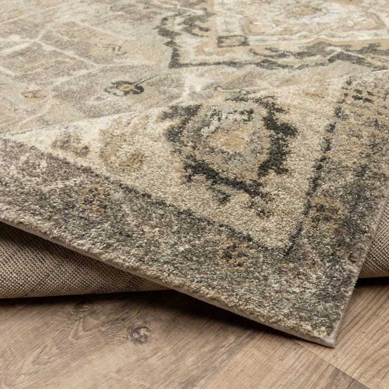 Vista Home Freya Vintage Medallion Area Rug
