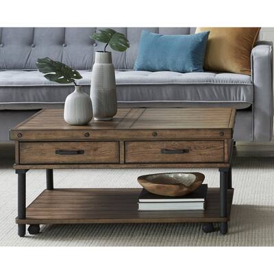 Wood Rectangular Coffee Table