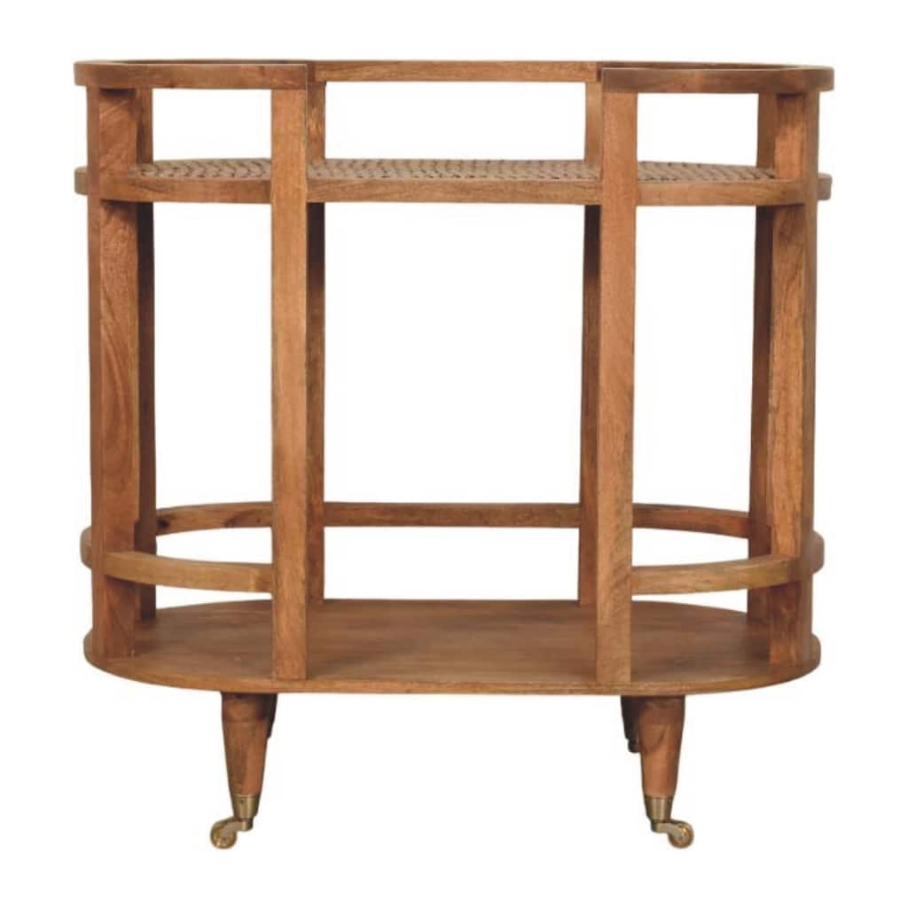 Artisan Furniture Solid Wood Isla Curved Butler Console , Brown