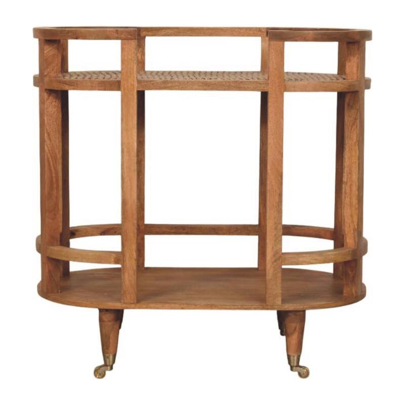 Artisan Furniture Solid Wood Isla Curved Butler Console , Brown