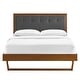 preview thumbnail 23 of 48, Willow Queen Wood Platform Bed With Angular Frame