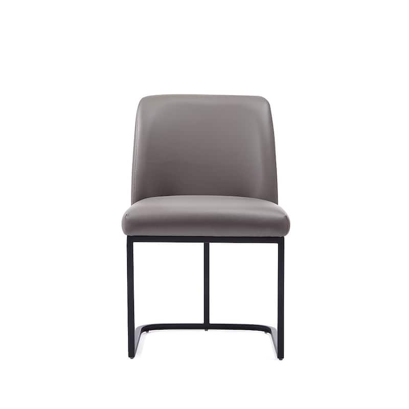 Manhattan Comfort Serena Faux Leather Dining Chair (Set of 2)