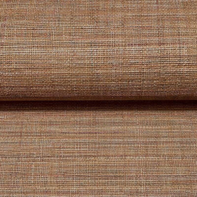 York Wallcoverings Lotus Silk Terra Cotta Wallpaper