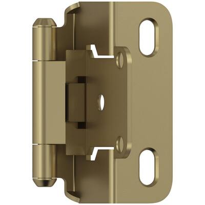 Amerock BP7550 Functional Hardware 1/2" Overlay Wrap Cabinet Door - Golden Champagne