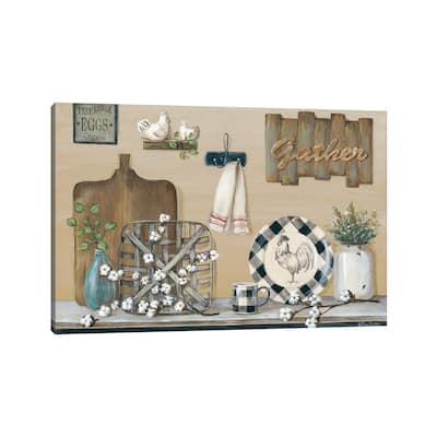 iCanvas "Farmhouse Kitchen" by Pam Britton Canvas Print