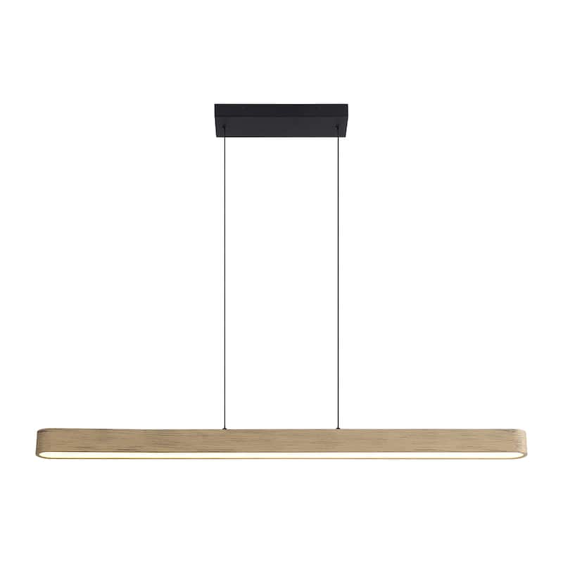 Wry Lighting Silva Integrated LED Pendant in Driftwood - Gray