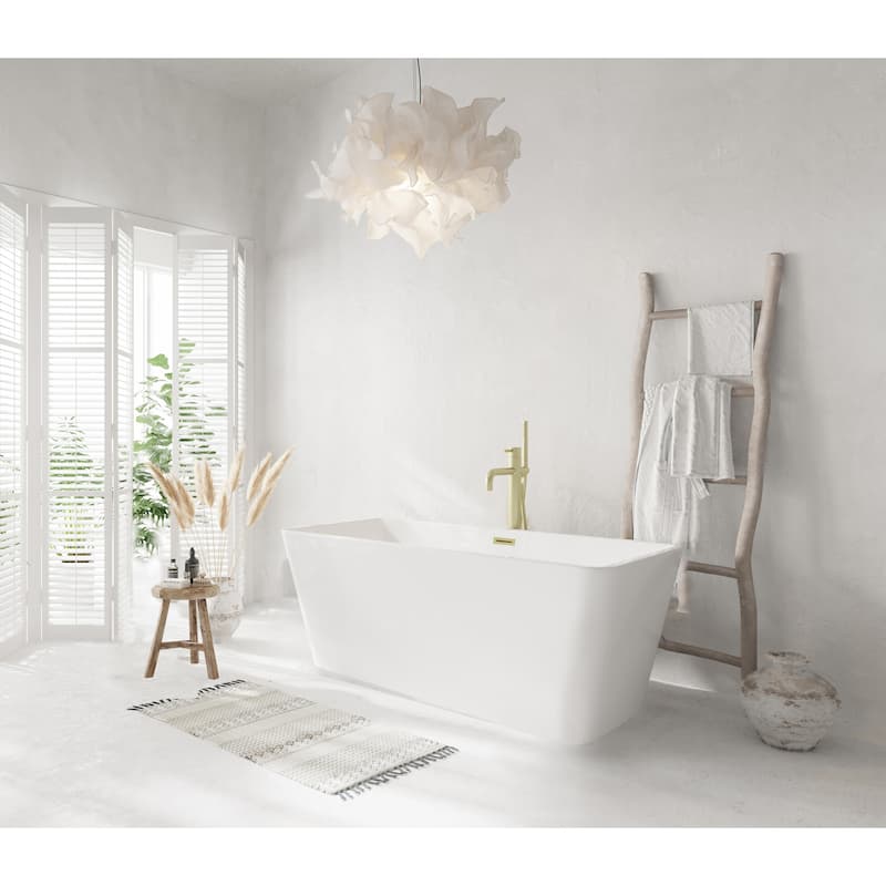 Thaddeus Bathtub in Glossy White