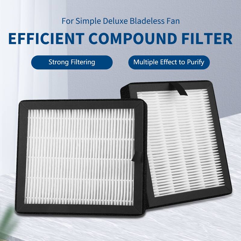2 Compound Replacement Fan Filters For Space Purifier Air Cooler