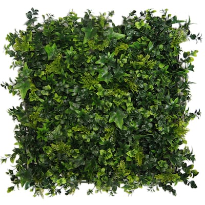 Artificial Green Foliage UV-protected for Outdoor Decor (Set of 4)