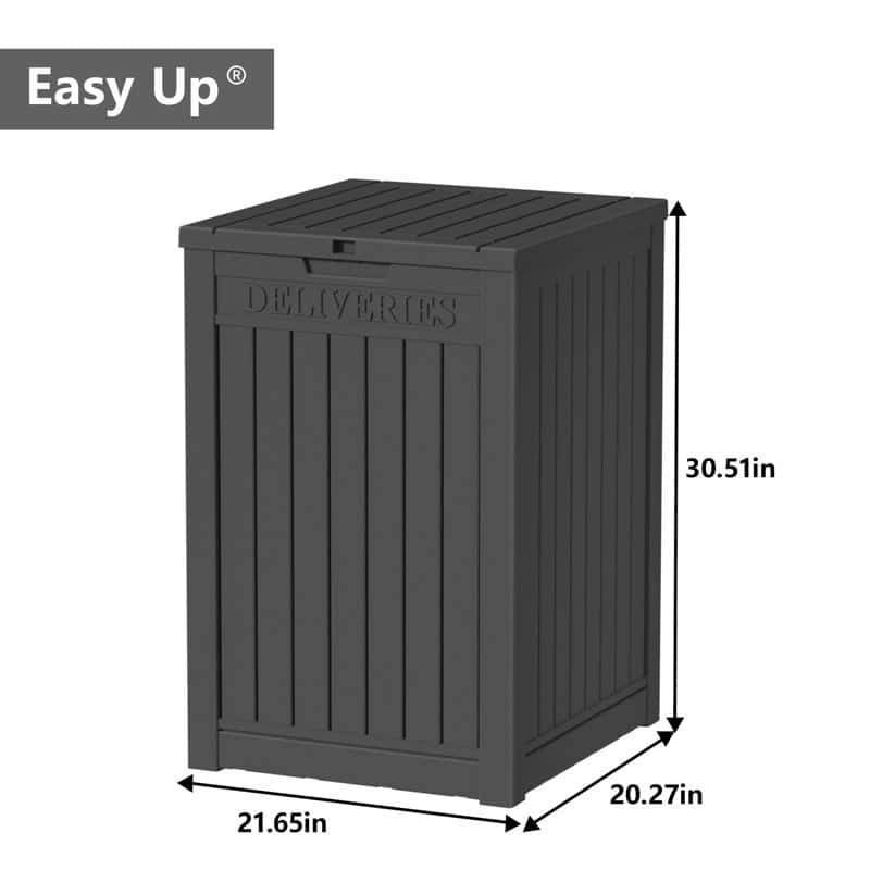 Outdoor Patio Storage Resin Lockable Deck Box