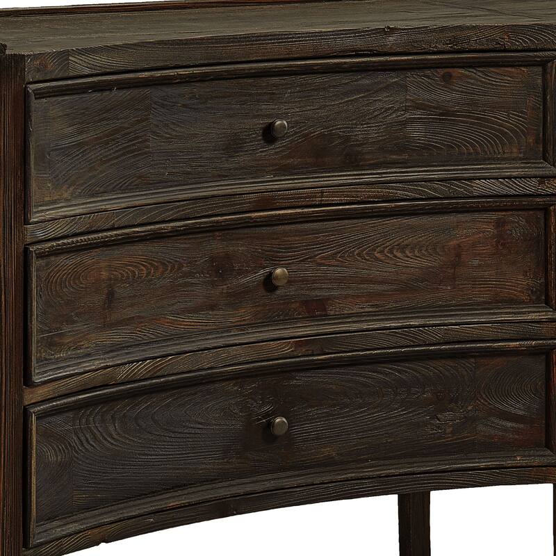 Palmdale Double Crescent Chest in Rubbed Charcoal Finish
