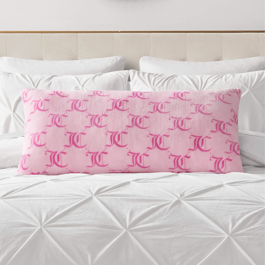Juicy Couture Lattice Print Plush Body Pillow 1-Piece