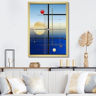 Photo inspiration: Visual Reference: Designart Futuristic Minimalism Full Moon Awareness I Modern