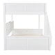 preview thumbnail 8 of 48, Twin XL / Full XL over Queen Bunk Bed with Open Cabinets and Charging Station, Storage Kids Bed Frame with Ladder