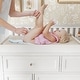 preview thumbnail 11 of 10, Baby Changing Table Dresser with Storage, 46.3" Nursery Dresser with Anti-Tipping Device, White