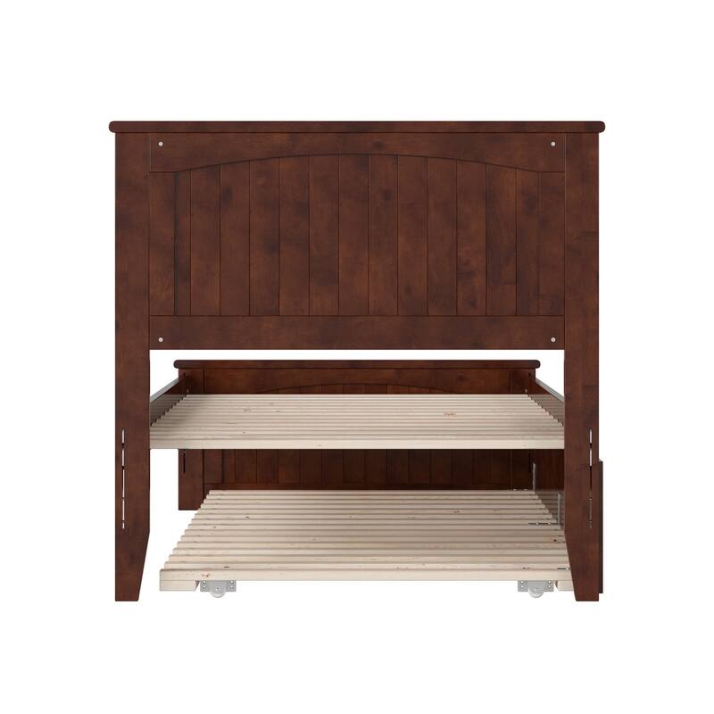 Nantucket Bed with Matching Footboard and Twin XL Trundle