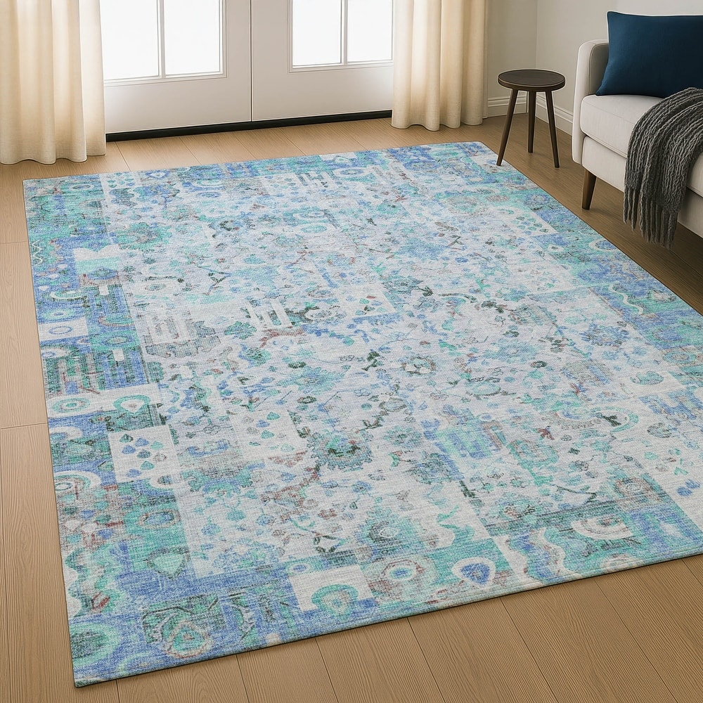 Premium Washable Super Soft Traditional Global Mayfield Rug