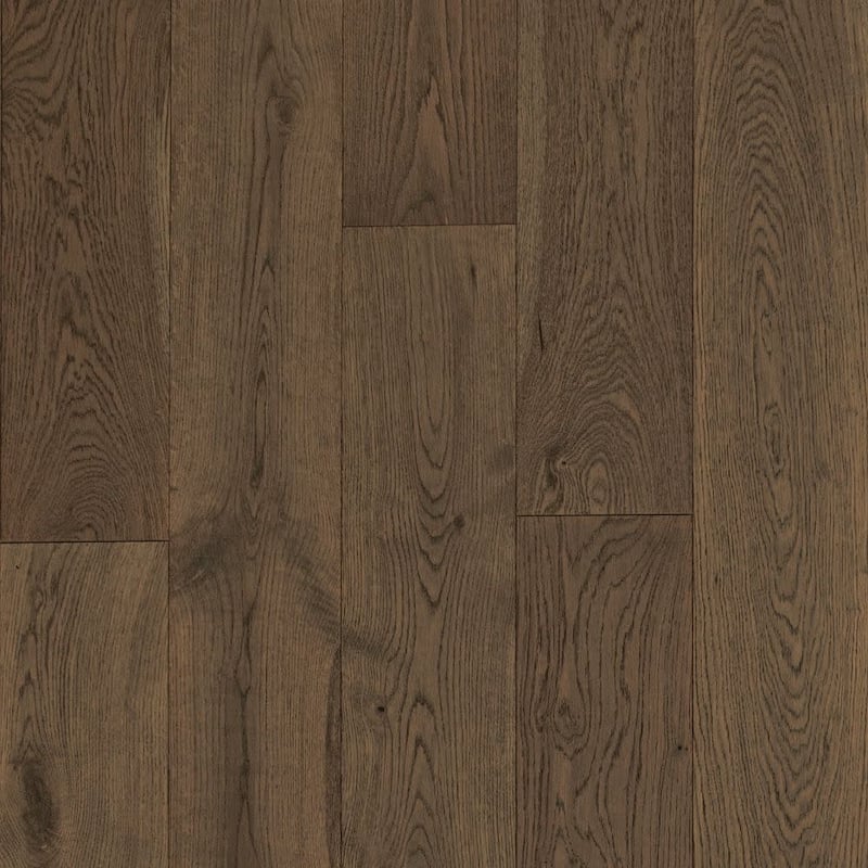 Shaw SW753 Utmost 8" Wide Wire Brushed Engineered White Oak Hardwood - Grounded