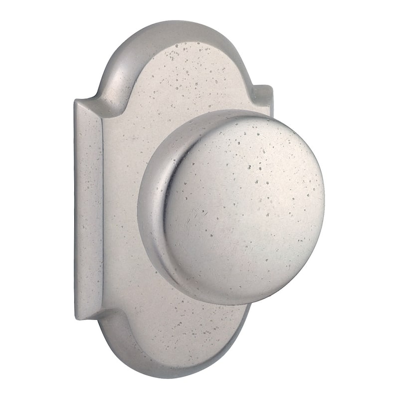 Baldwin Rustic Keyed Entry Single Cylinder Knobset with Rustic Arch