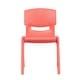 preview thumbnail 11 of 20, 4 Pack Plastic Stackable K-2 School Chair with 13.25"H Seat - 15.75"D x 14.5"W x 23.25"H