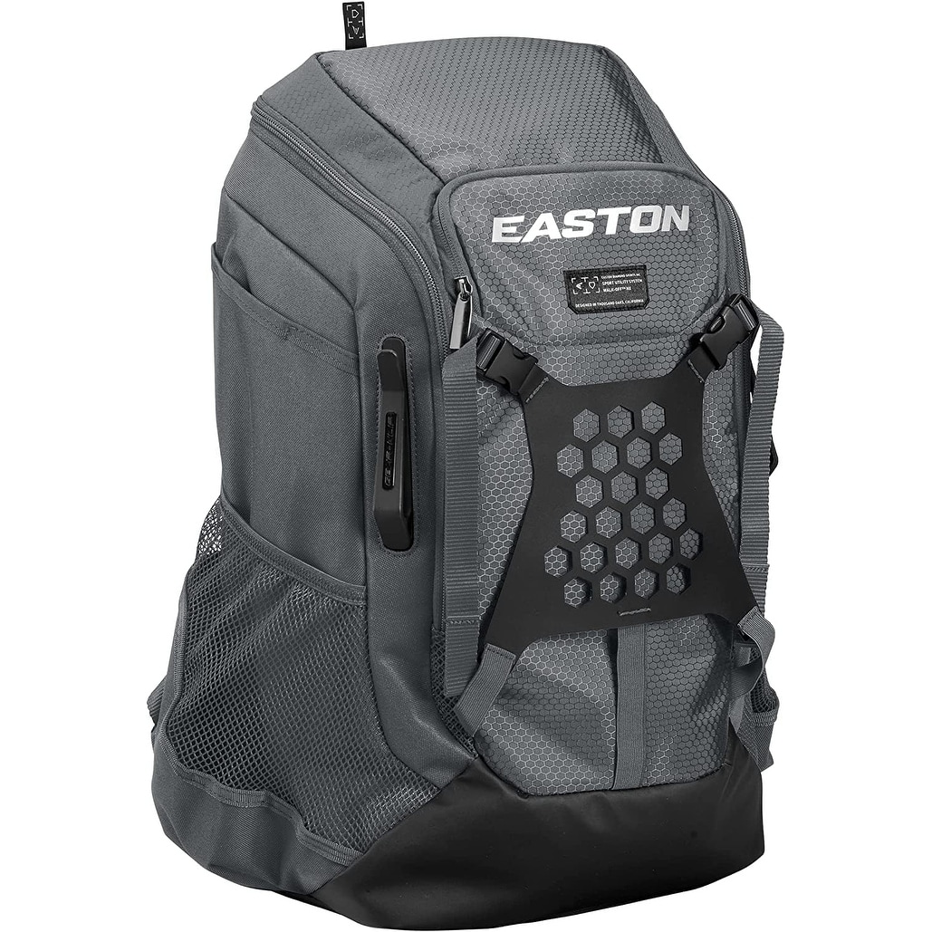 Easton Walk-Off NX Baseball & Fastpitch Equipment Backpack Bag Charcoal and Gray