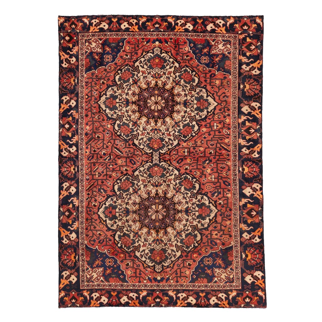 ECARPETGALLERY Hand-knotted Konya Anatolian Red Wool Rug - 6'7 x 9'8