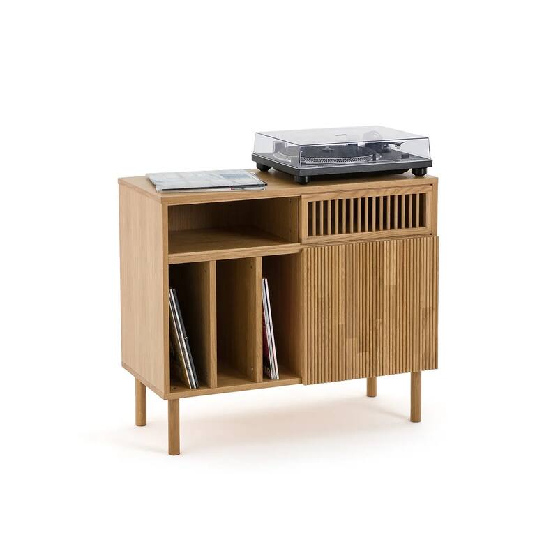 Bilbao Solid Oak Vinyl Cabinets - N/A - Oak