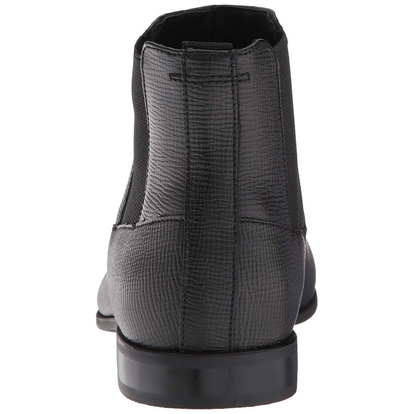 calvin klein men's christoff epi leather chelsea boot