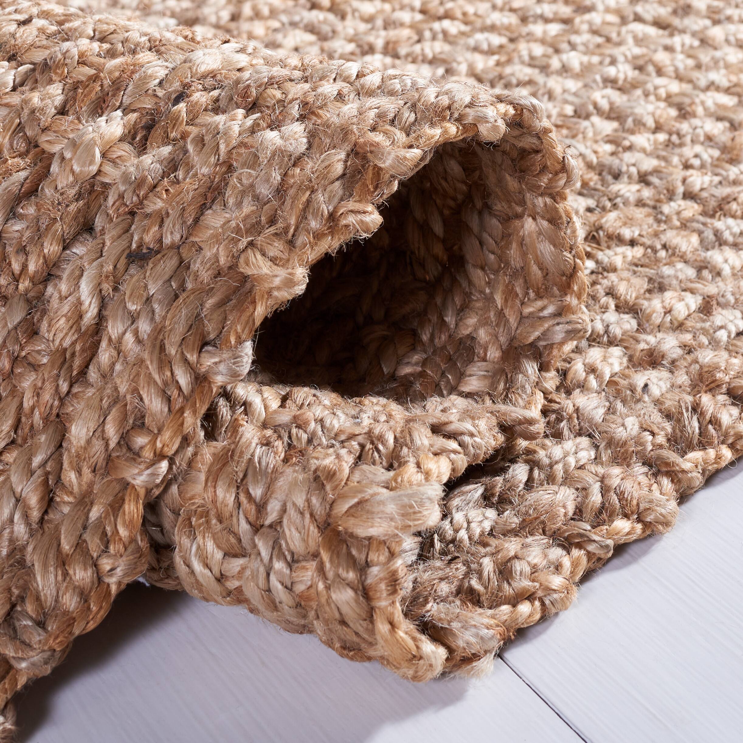 SAFAVIEH Handmade Natural Fiber Jale Solid Jute Rug On Sale Bed