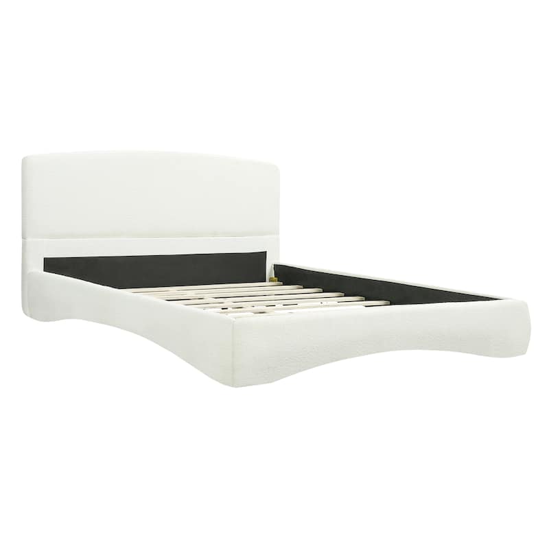 Christopher Knight Home - Lunera Modern Upholstered Bed with Smart Ambient Lighting