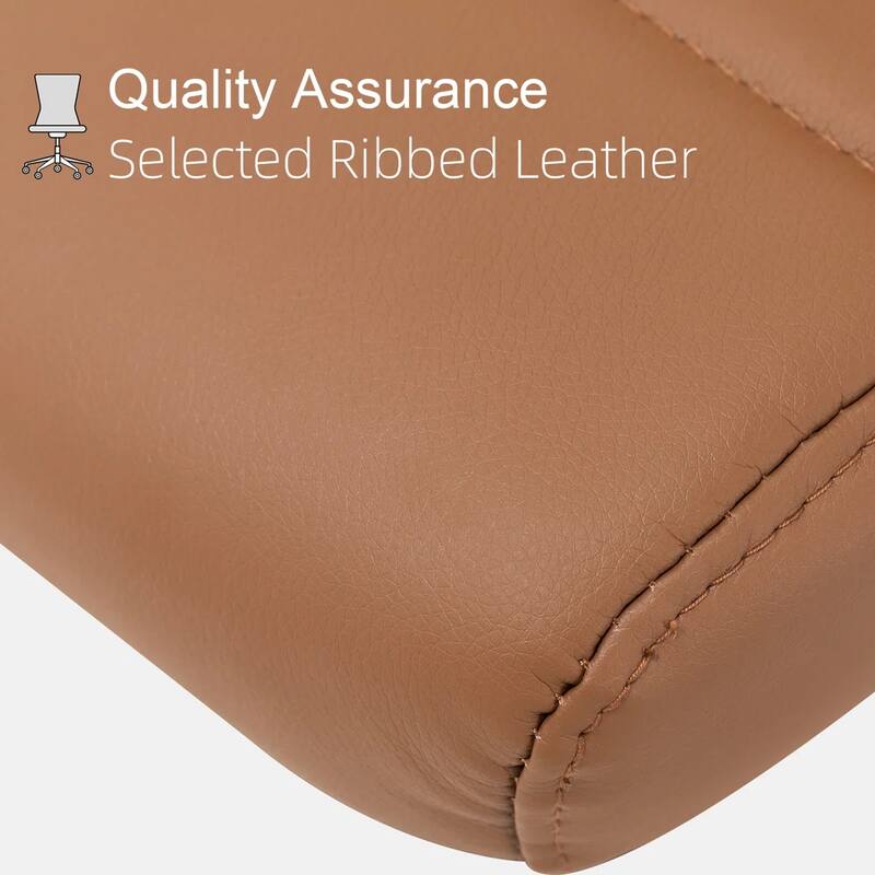 Armless Ergonomic Office Chair Modern Swivel Chair for Home & Office