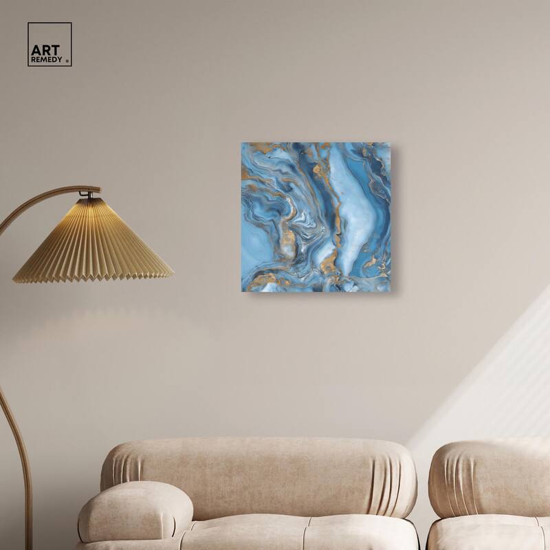 River Gold Canvas by Art Remedy, Gallery Wrapped
