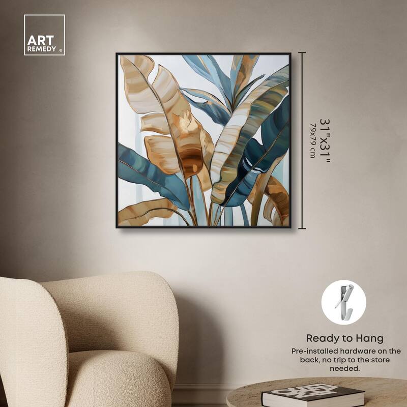 Paradise Fronds II Canvas by Art Remedy