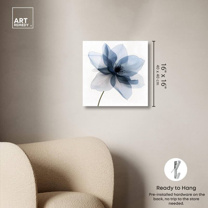 Morning Petalia I Acrylic by Art Remedy, Ready to Hang