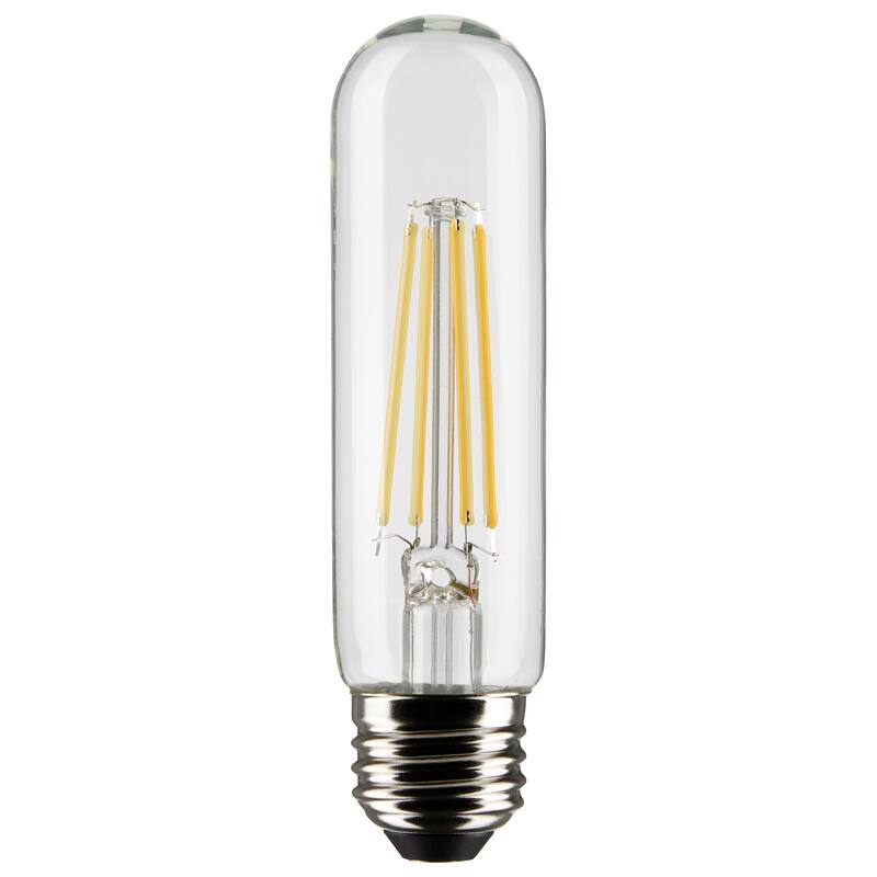 8 Watt T10 LED Clear Medium Base 2700K 800 Lumens 120 Volt 2-Pack - Clear