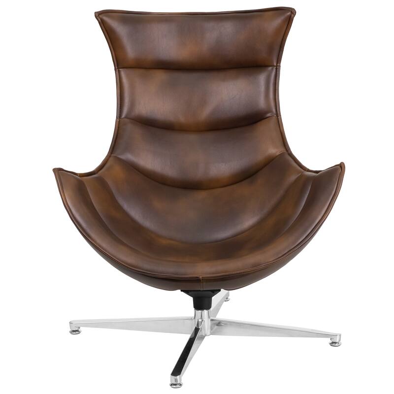 Home Office Swivel Cocoon Chair - Living Room Accent Chair