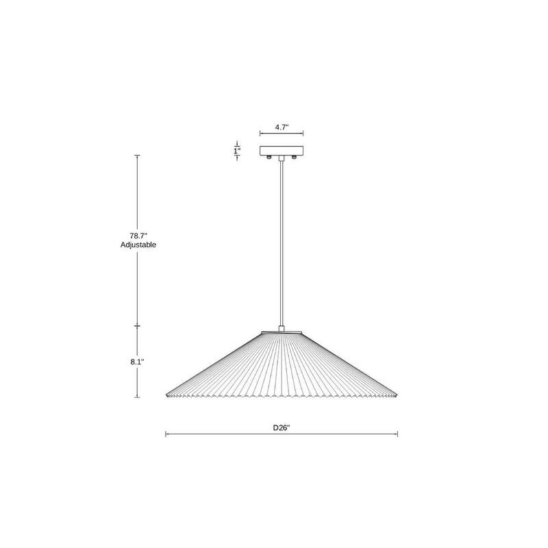 Amore 1 Light Pendant