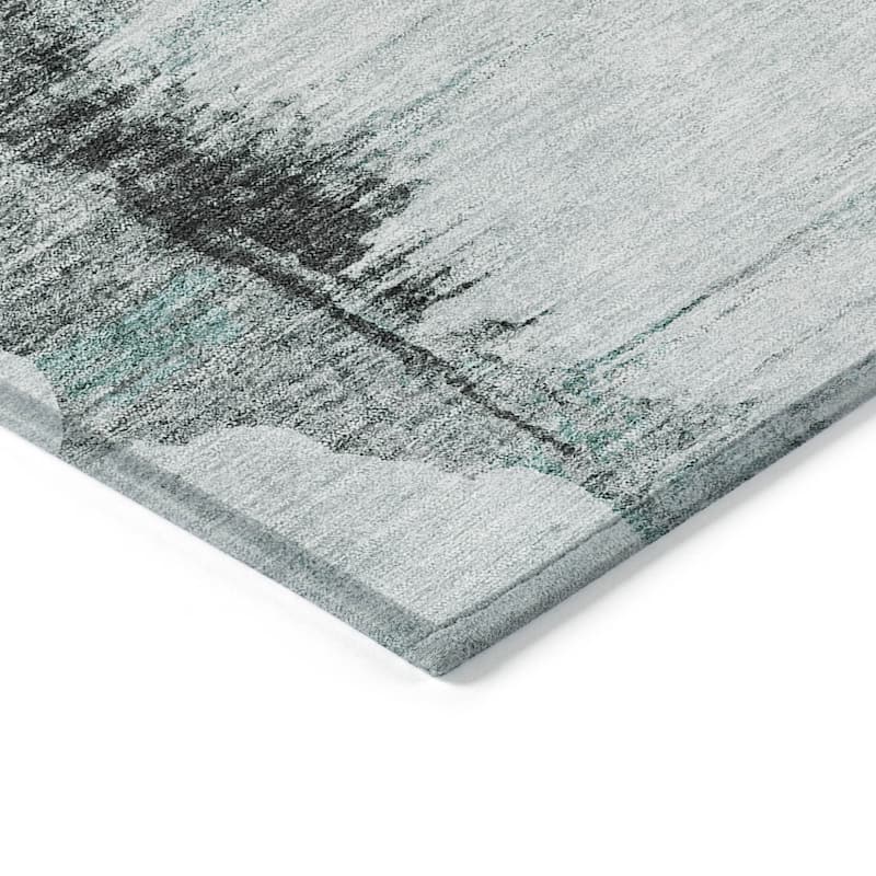 HomeRoots Abstract Transitional Rectangle Outdoor Rug