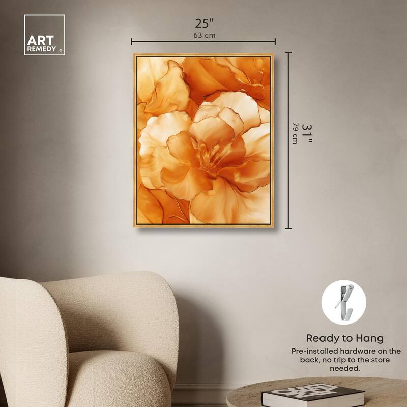 Sunlit Bloom I Canvas by Art Remedy