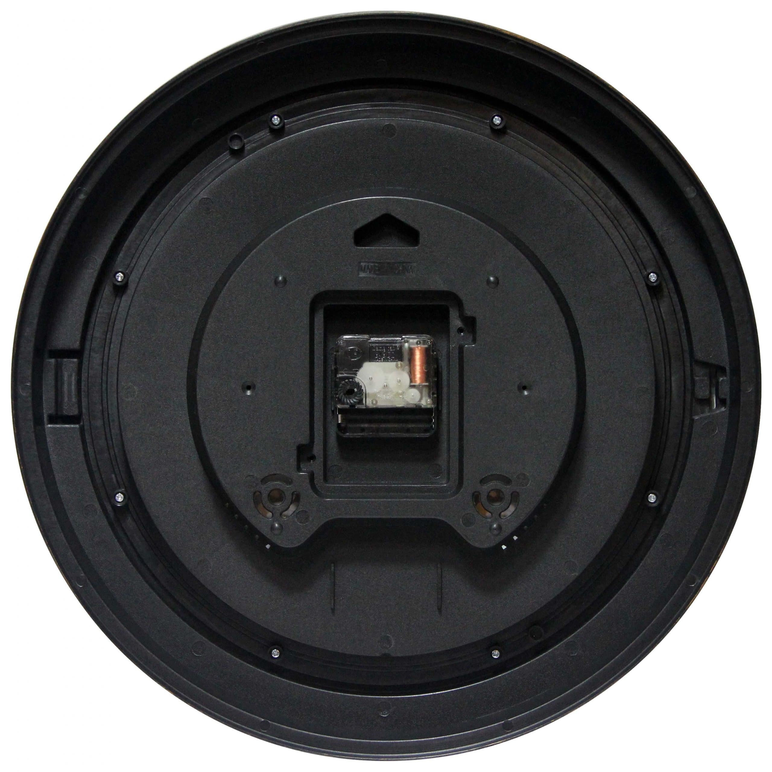 Forecaster Indoor/Outdoor Patio Garden 16 inch Wall Clock Thermometer