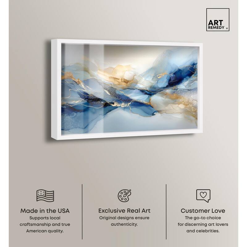Postmodern Flow I Shadowbox by Art Remedy
